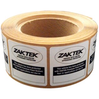 ZAKTEK Treatment Reminder - 500 Sticker Roll