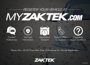ZAKTEK Register Vehicle Cards